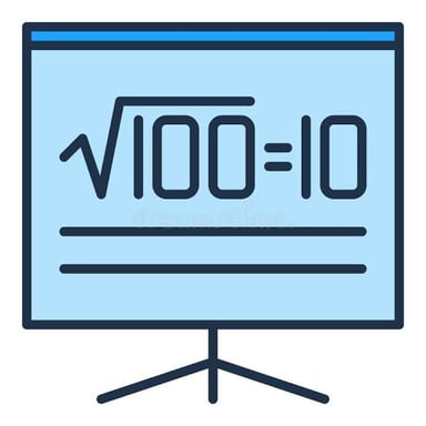 A simple mathematical illustration showing that 10 squared equals 100.