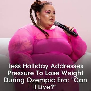 Portrait of model and activist Tess Holliday