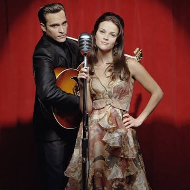 Promotional image for the 2005 film Walk the Line, about Johnny Cash and June Carter.