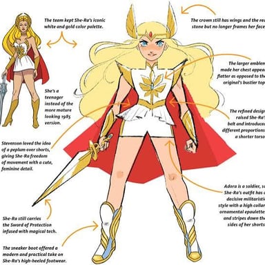 She-Ra, the sword-wielding heroine from Princess of Power.