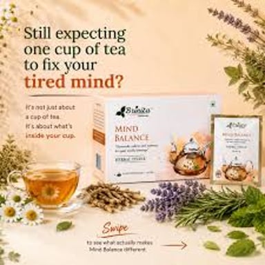 A cup of herbal infusion, such as chamomile or peppermint tisane.