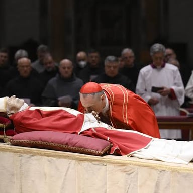 The Pope greeting people in St. Peter’s Square at the Vatican.