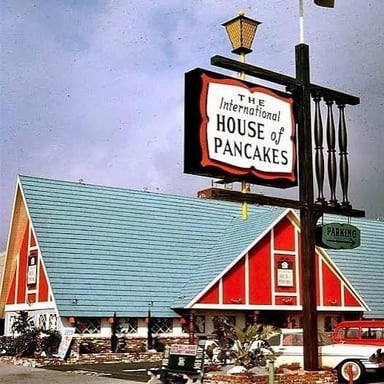 An IHOP restaurant identified by its familiar sign.