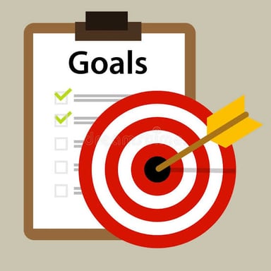 A target illustrating a goal or objective