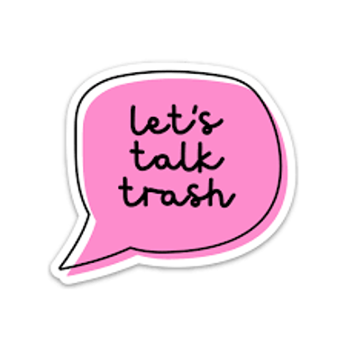 A speech bubble suggesting taunting or trash talk.