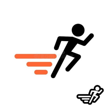 A person hurrying through a task, illustrating working fast.