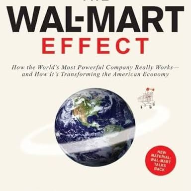 A cover of the 2006 economics book The Wal-Mart Effect