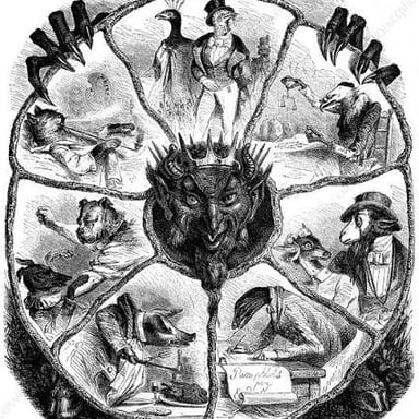 An illustrative depiction of moral wrongdoing