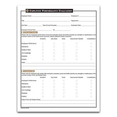 An assessment form being reviewed