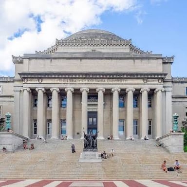 Columbia University's Low Memorial Library in New York City.