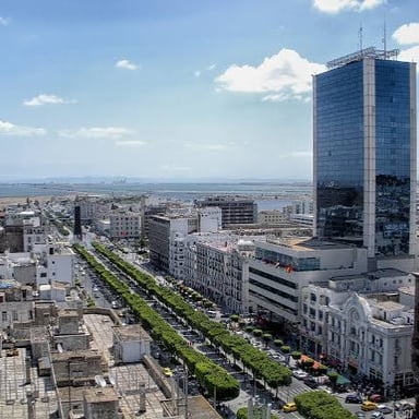 A view of Tunis, the capital city of Tunisia.