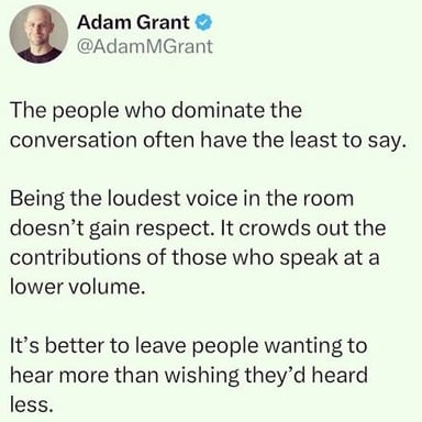 A person calling out over the noise of a crowd.