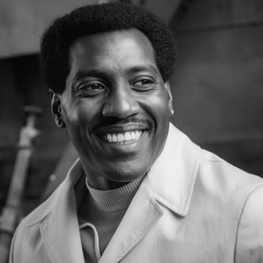 Portrait of singer Otis Redding, known for his Southern soul recordings.