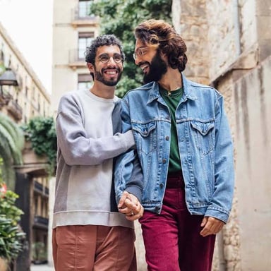 Two people spending time together on a date.