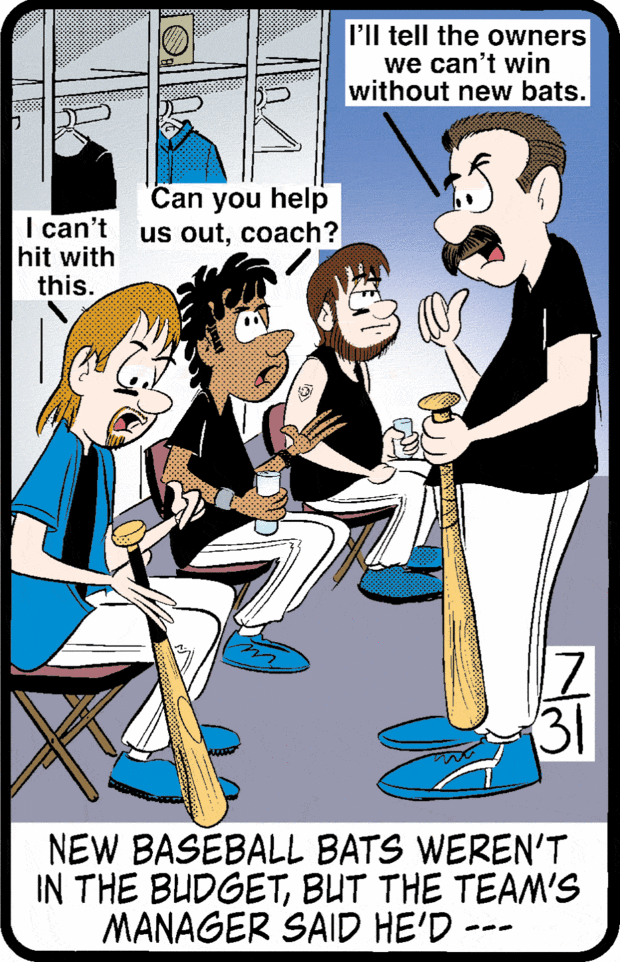 Daily Jumble cartoon