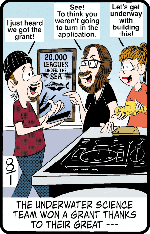 Daily Jumble cartoon