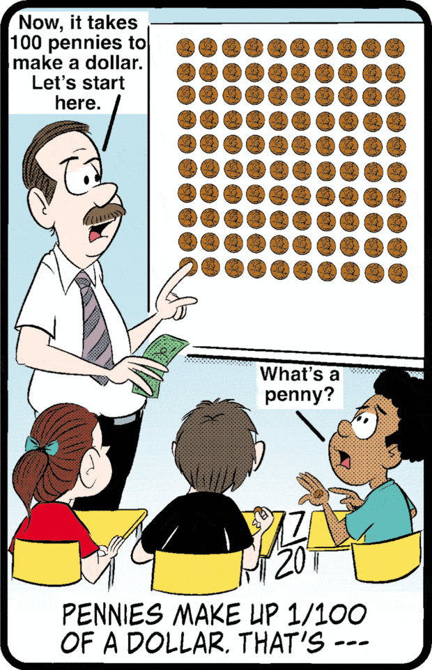 Daily Jumble cartoon