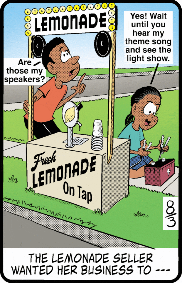 Daily Jumble cartoon