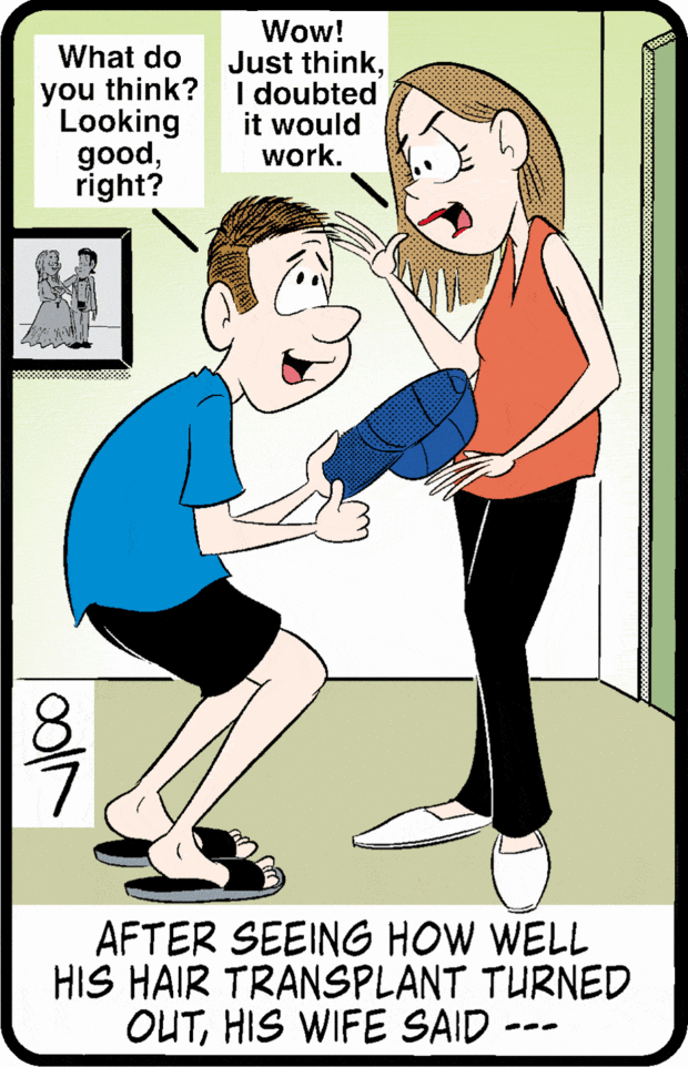 Daily Jumble cartoon