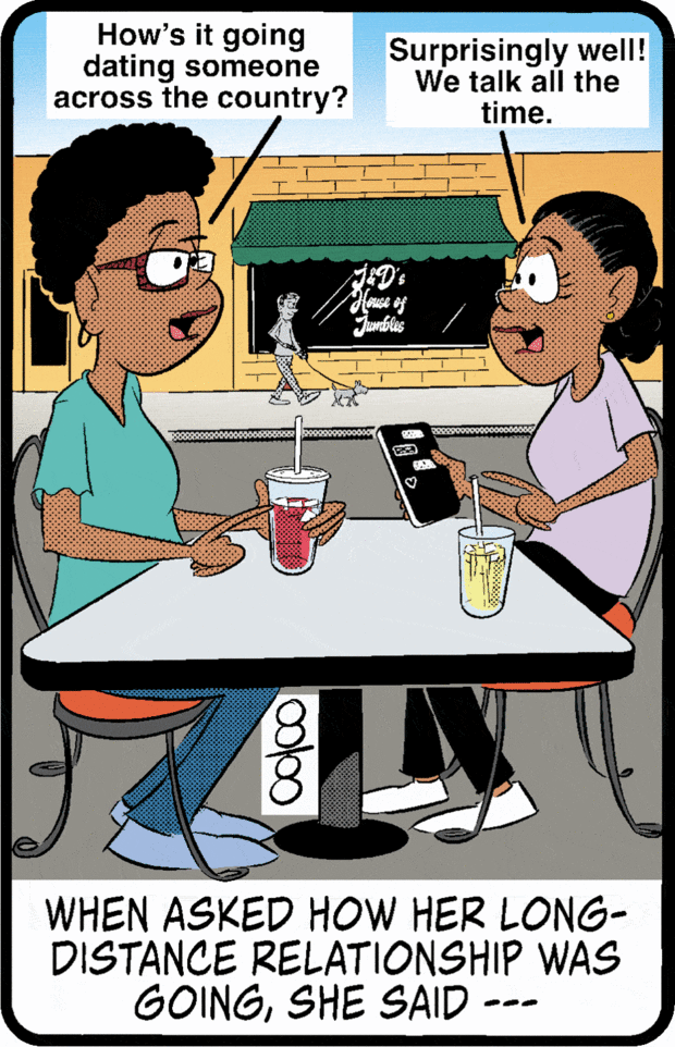 Daily Jumble cartoon