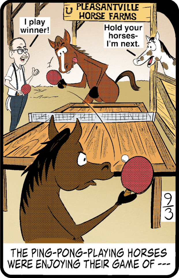 Daily Jumble cartoon